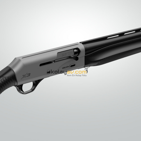 Aselkon X3 Parlak Gri Otomatik 12 Kalibre Av Tüfeği