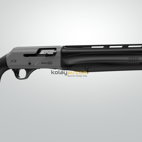 Aselkon X3 Parlak Gri Otomatik 12 Kalibre Av Tüfeği
