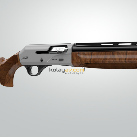 Aselkon X3 Gümüş Otomatik 12 Kalibre Av Tüfeği