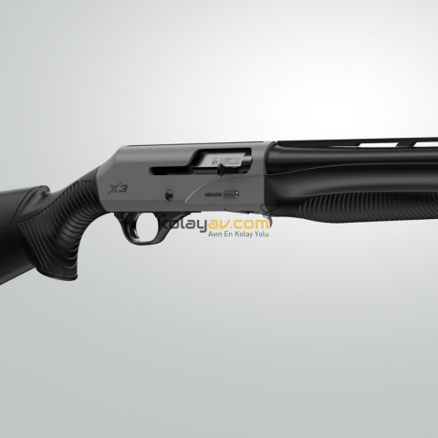 Aselkon X3 Parlak Gümüş Otomatik 12 Kalibre Av Tüfeği