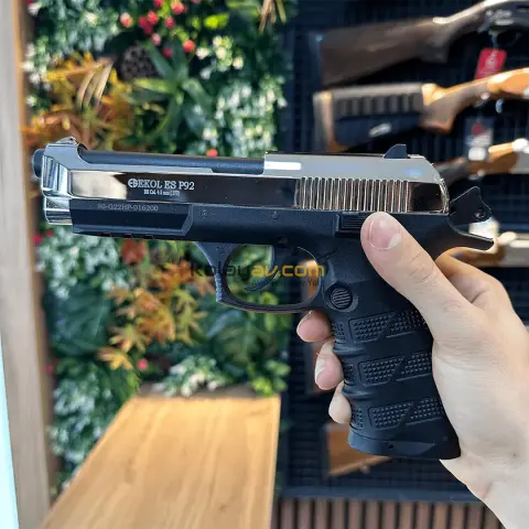 EKOL ES P92 Havalı Tabanca 4.5 mm - Parlak Krom