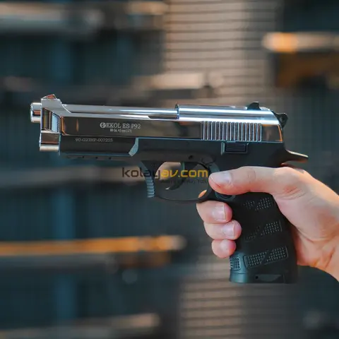 EKOL ES P92 Havalı Tabanca 4.5 mm - Parlak Krom