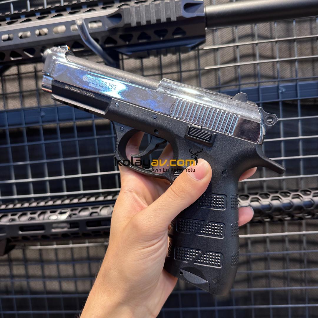 EKOL ES P92 Havalı Tabanca 4.5 mm - Parlak Krom
