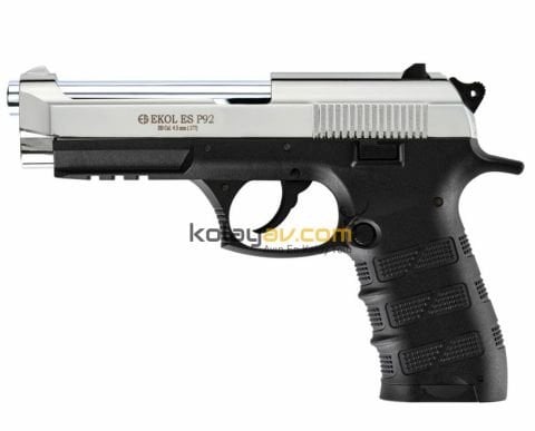 EKOL ES P92 Havalı Tabanca 4.5 mm - Parlak Krom