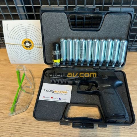 Sig Sauer P320 Siyah Blowback Havalı Tabanca (Pellet)