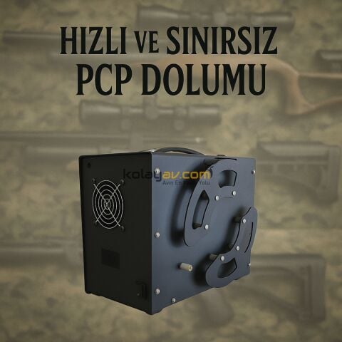 TUXING HPA & PCP Havalı Tüfek Kompresörü (4500 Psi / 300 Bar) – Akü ve Elektrikle Kullanım