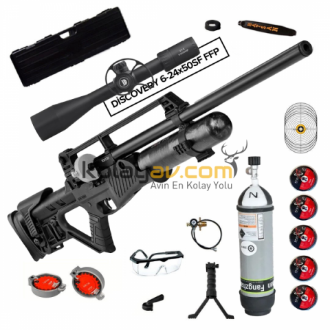 Hatsan Blitz Full AUTO 5.5mm FFP Dürbün + Scuba PCP Havalı Tüfek (Elite Full Set)