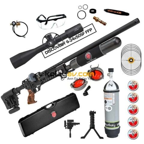 Hatsan Factor Sniper Long Dürbün+Scuba PCP Havalı Tüfek, 6.35mm (Elite Set)