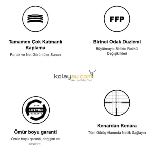 Vector Optics Tauron 5-30X56 GENII FFP Tüfek Dürbünü