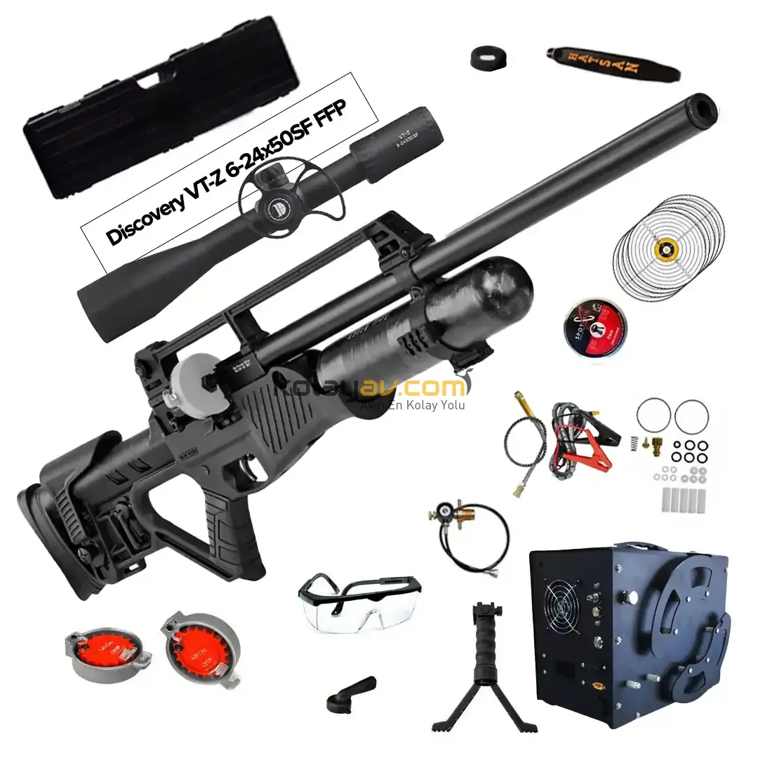 Hatsan Blitz Full AUTO 5.5mm SFP Dürbün + Kompresör PCP Havalı Tüfek (Limitsiz Full Set)