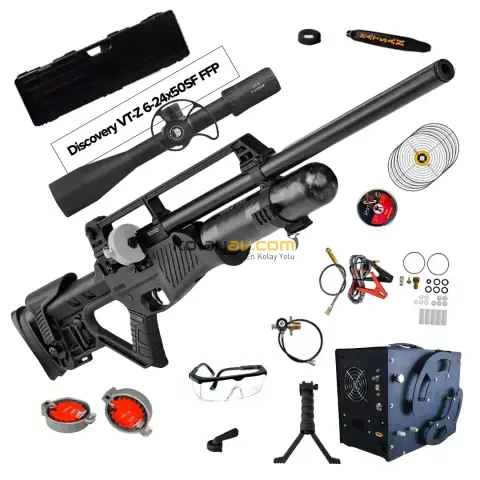 Hatsan Blitz Full AUTO 5.5mm SFP Dürbün + Kompresör PCP Havalı Tüfek (Limitsiz Full Set)
