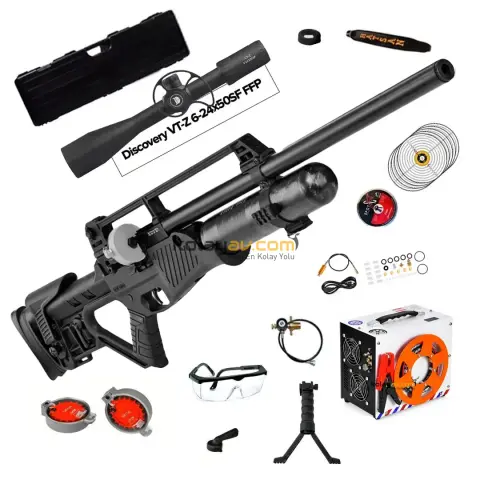 Hatsan Blitz Full AUTO 5.5mm SFP Dürbün + Kompresör PCP Havalı Tüfek (Limitsiz Full Set)