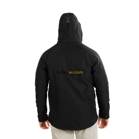 Hunthink Softshell Polar Taktik Mont Siyah - 2X Large