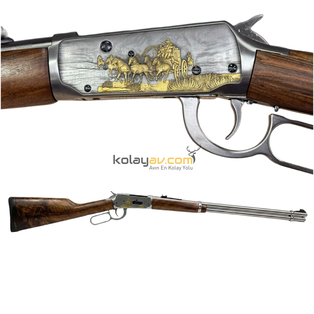 Haniç Special Engraved Gold Lever Action(Levyeli) 36 Kalibre Av Tüfeği