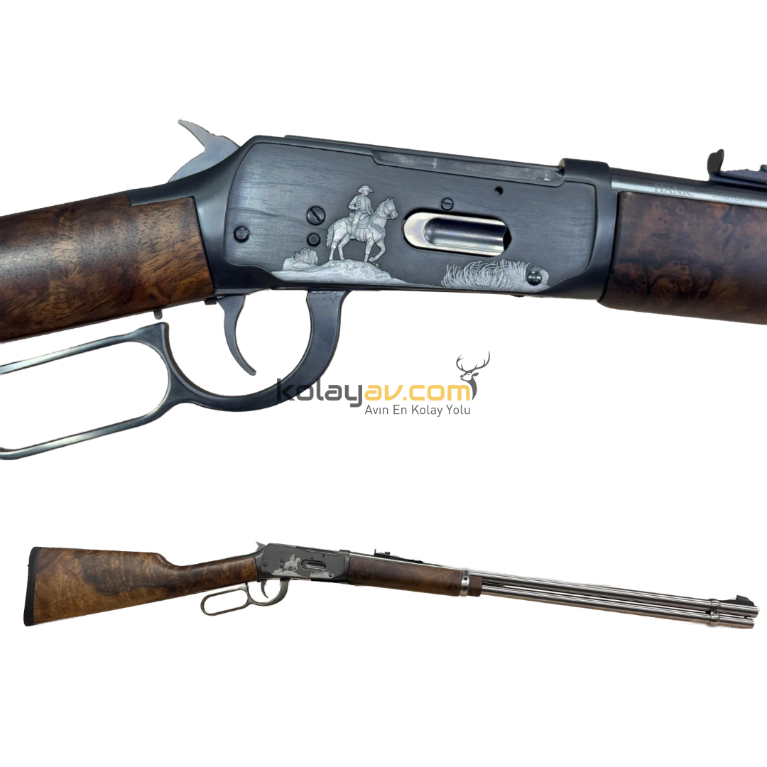Haniç Special Engraved Silver Lever Action(Levyeli) 36 Kalibre Av Tüfeği