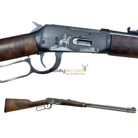 Haniç Special Engraved Silver Lever Action(Levyeli) 36 Kalibre Av Tüfeği