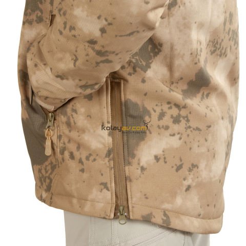 Hunthink Softshell Polar Taktik Mont Kamuflaj- Small
