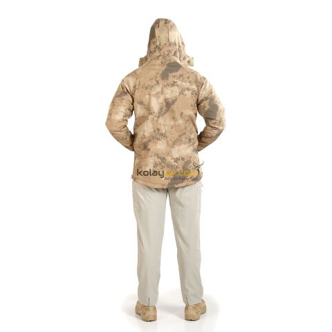 Hunthink Softshell Polar Taktik Mont Kamuflaj- Small