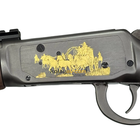 Haniç Special Engraved Altın Füme Lever Action(Levyeli) 36 Kalibre Av Tüfeği