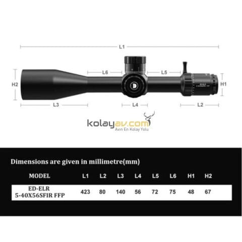 Discovery HD GEN2 5-30x56 SFIR FFP–Z 34mm Tüfek Dürbünü