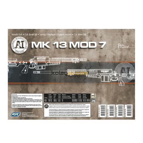 ASG MK13 Compact Yaylı Airsoft Tüfek - Siyah