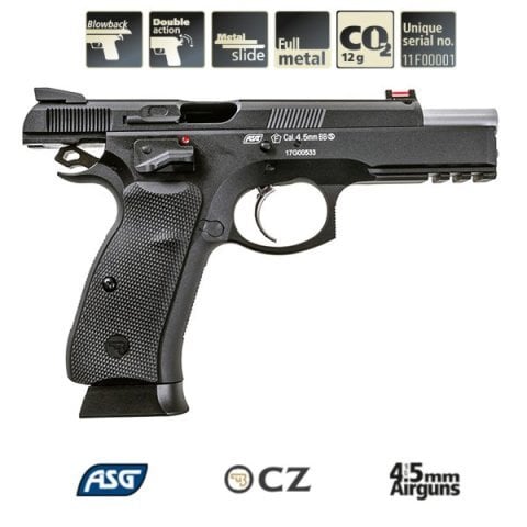 ASG CZ75 SP01 Shadow Blowback Havalı Tabanca