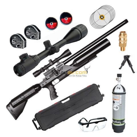 Kral Puncher Bigmax X Scuba+Dürbün PCP Havalı Tüfek (Platinum Full Set)