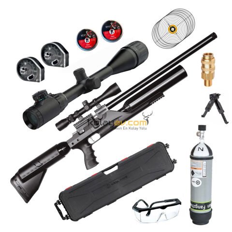 Kral Puncher Bigmax X Scuba+Dürbün PCP Havalı Tüfek (Platinum Full Set) 5.5 mm