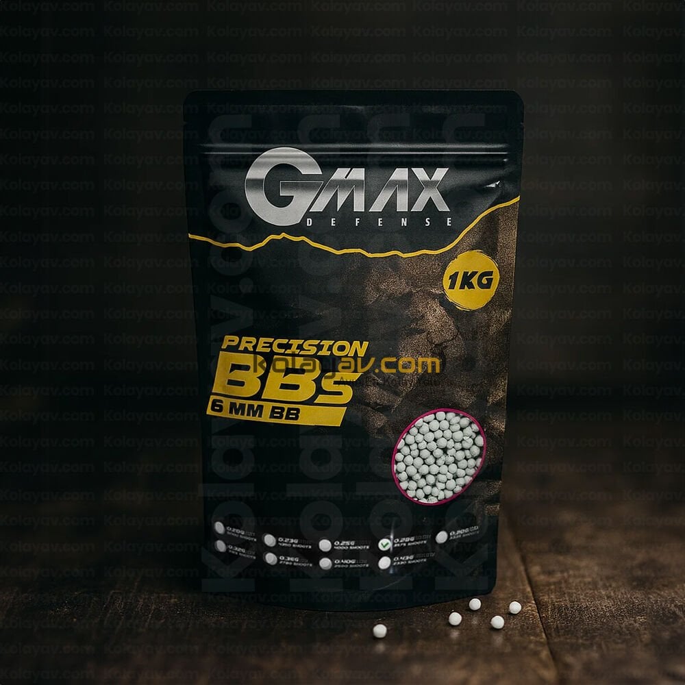 Gmax Airsoft Mermi BB 0.28gr 6mm 3575 Adet