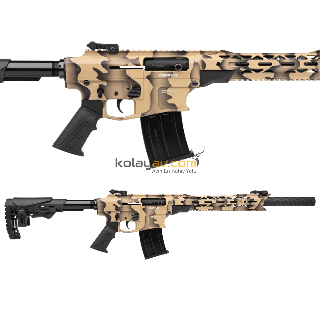 Derya MK12 AS-152K Kamuflaj Otomatik Şarjörlü 12 Kalibre Av Tüfeği