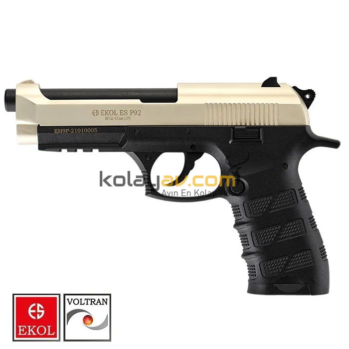 Ekol Es P92B Blowback Saten Havalı Tabanca Hediyeli - Kolay Av