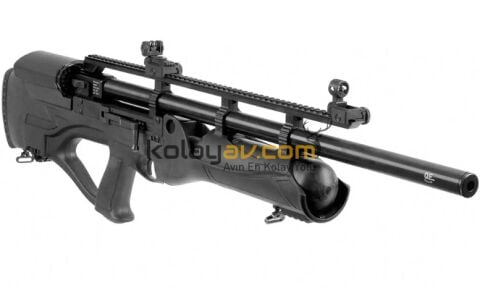 Hatsan Hercules Bully Long Dürbün+Scuba PCP Havalı Tüfek, 6.35mm (Titanium Full Set)