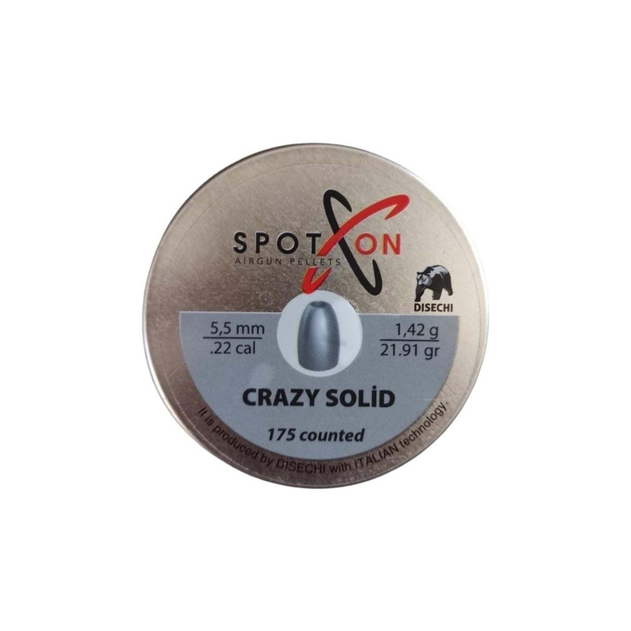 Spoton Crazy Solid 5.5mm Havalı Tüfek Saçması, Pellet - Kolay Av