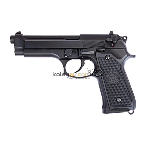 WE Beretta M9A1 Rail Full Auto Blowback Airsoft Tabanca (Greengas)