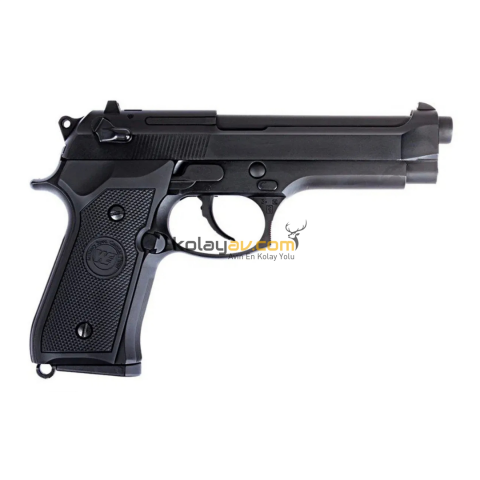 WE Beretta M9A1 Rail Full Auto Blowback Airsoft Tabanca (Greengas)