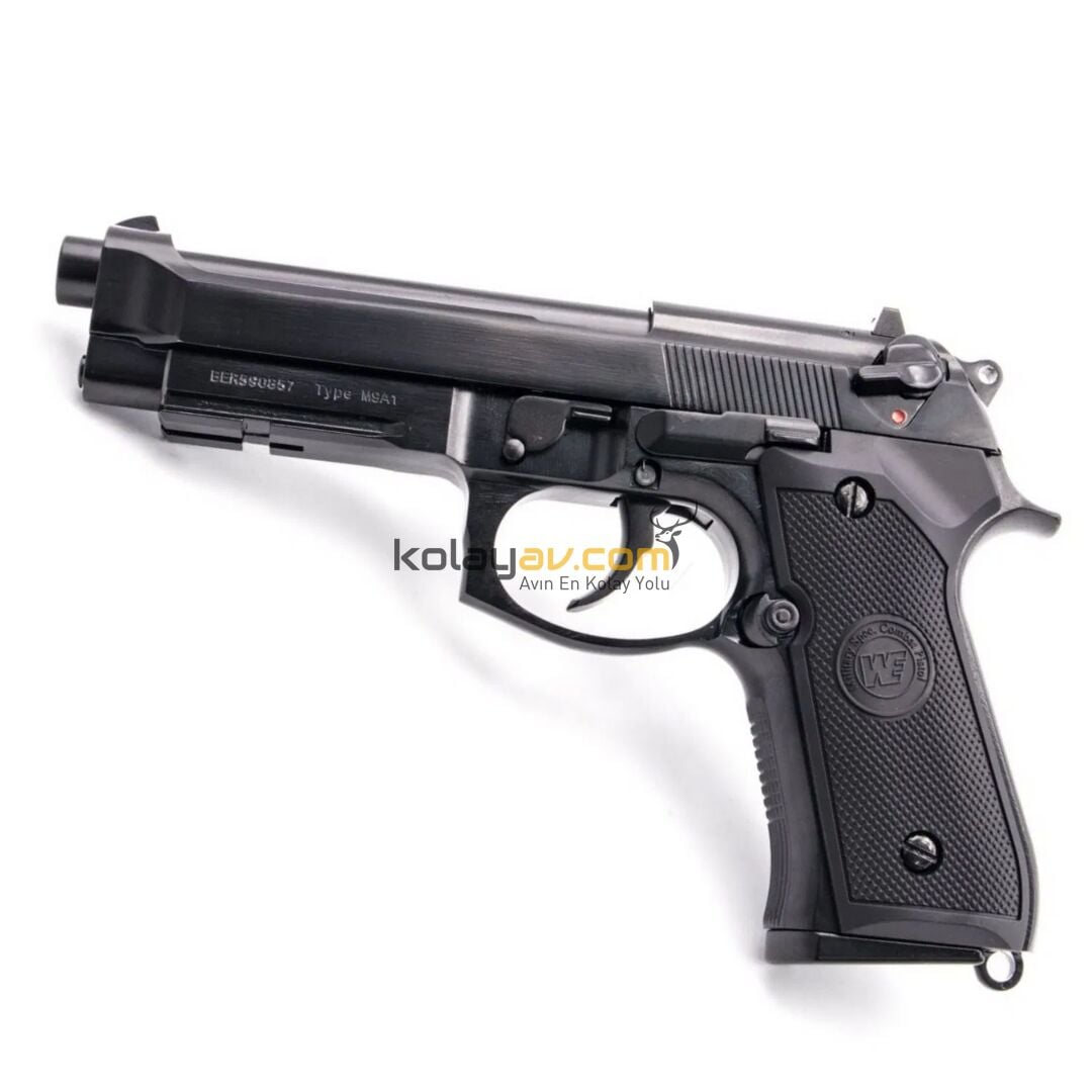 WE Beretta M9A1 Rail Full Auto Blowback Airsoft Tabanca (Greengas)