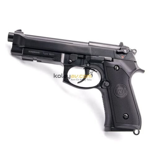 WE Beretta M9A1 Rail Full Auto Blowback Airsoft Tabanca (Greengas)