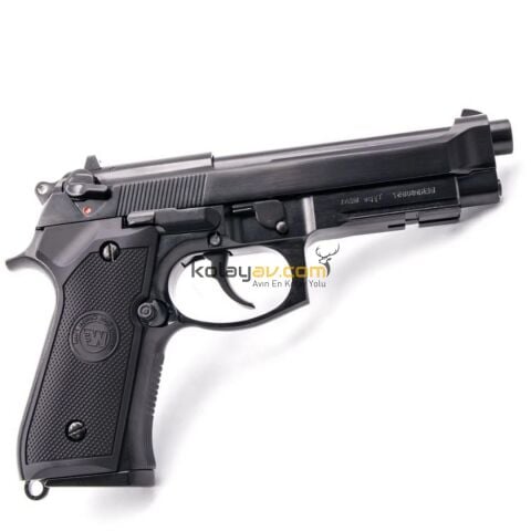 WE Beretta M9A1 Rail Full Auto Blowback Airsoft Tabanca (Greengas)