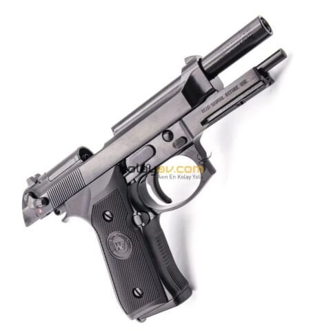 WE Beretta M9A1 Rail Full Auto Blowback Airsoft Tabanca (Greengas)