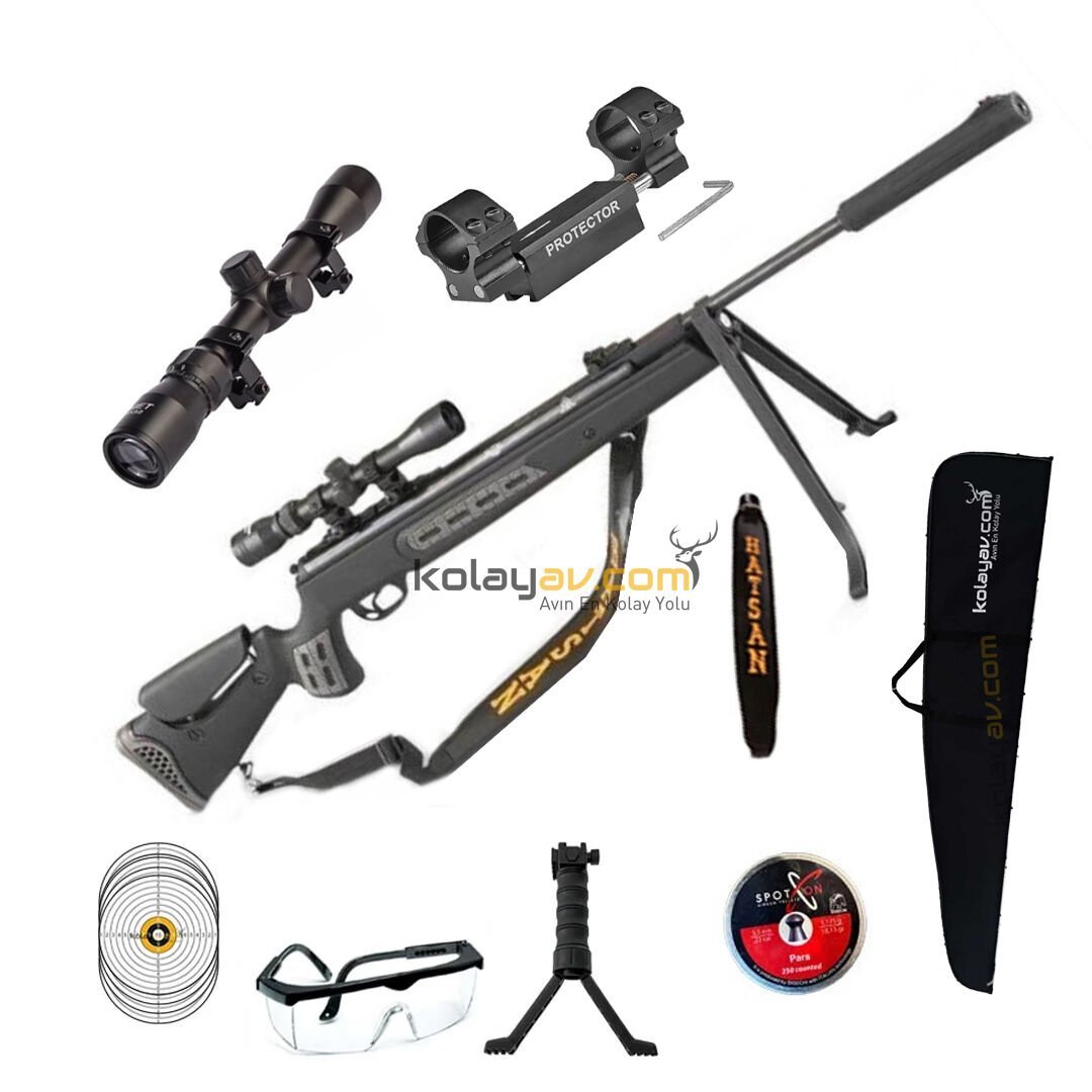 Hatsan Mod 125 Sniper Vortex Havalı Tüfek (Full Set Dürbün+Dampa)
