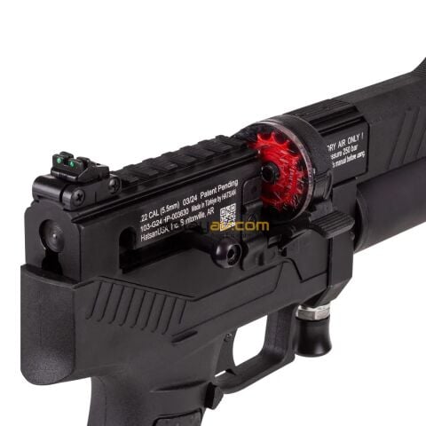 Hatsan Velox Siyah PCP Havalı Tabanca 6.35 mm - Yarı Otomatik