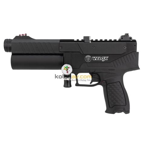 Hatsan Velox Siyah PCP Havalı Tabanca 6.35 mm - Yarı Otomatik