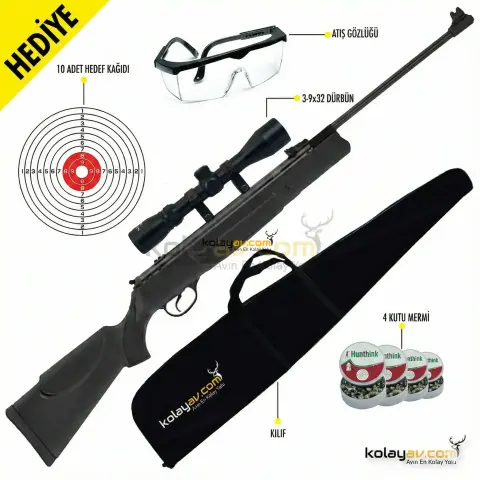 Hatsan Mod 90 Havalı Tüfek, 5.5mm (Full Set) 3-9x32