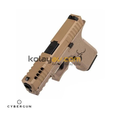 CYBERGUN AWCustom VX9 1 Tan Blowback Airsoft Tabanca