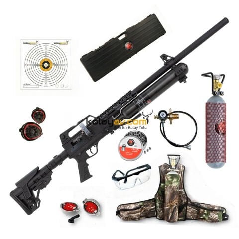 Hatsan Blitz 777 Tam Otomatik PCP Havalı Tüfek 6.35mm (Full Set)