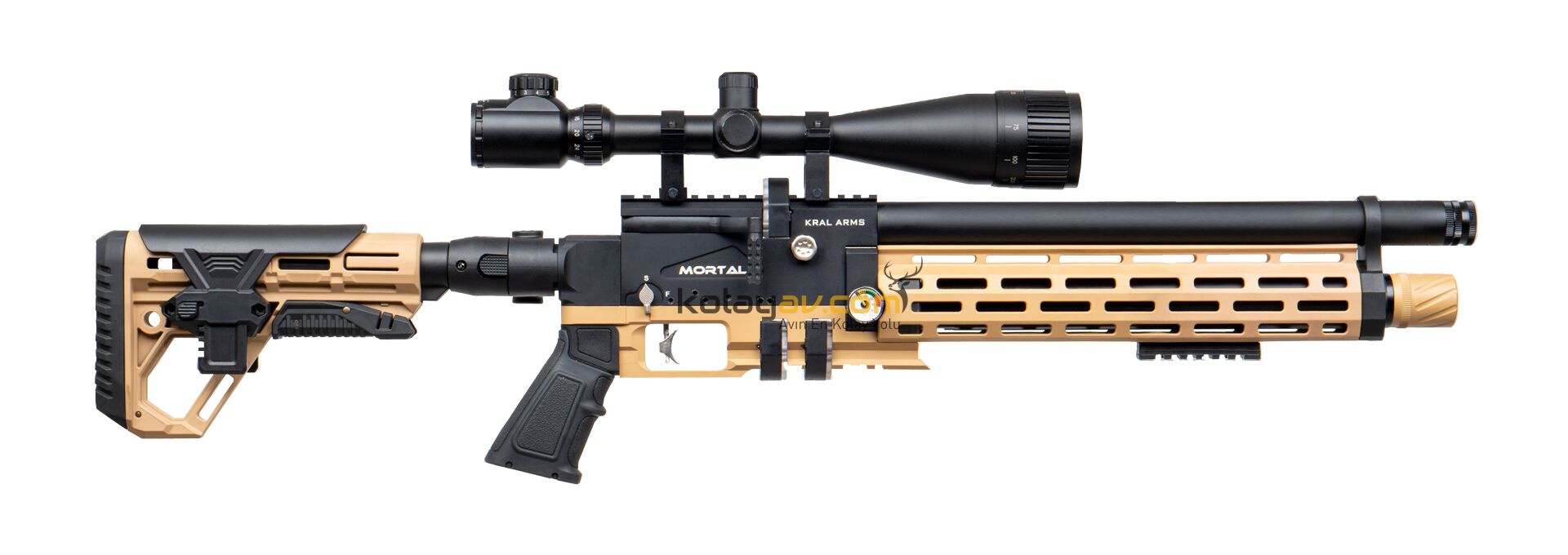 Kral Puncher Mortal FDE PCP Havalı Tüfek, 5.5 mm