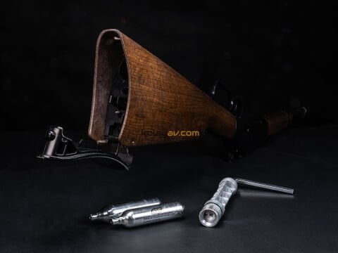 ASG Barra 1866 Cowboy Serisi Havalı Tüfek Siyah 4.5mm Pellet