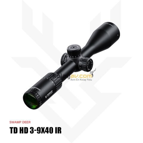 Swampdeer TD HD 3-9X40 IR Tüfek Dürbünü
