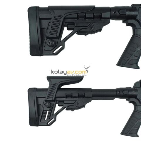 Hatsan Zylox Taktik AR-15 Dipçikli PCP Havalı Tüfek 5.5mm (Full Set)