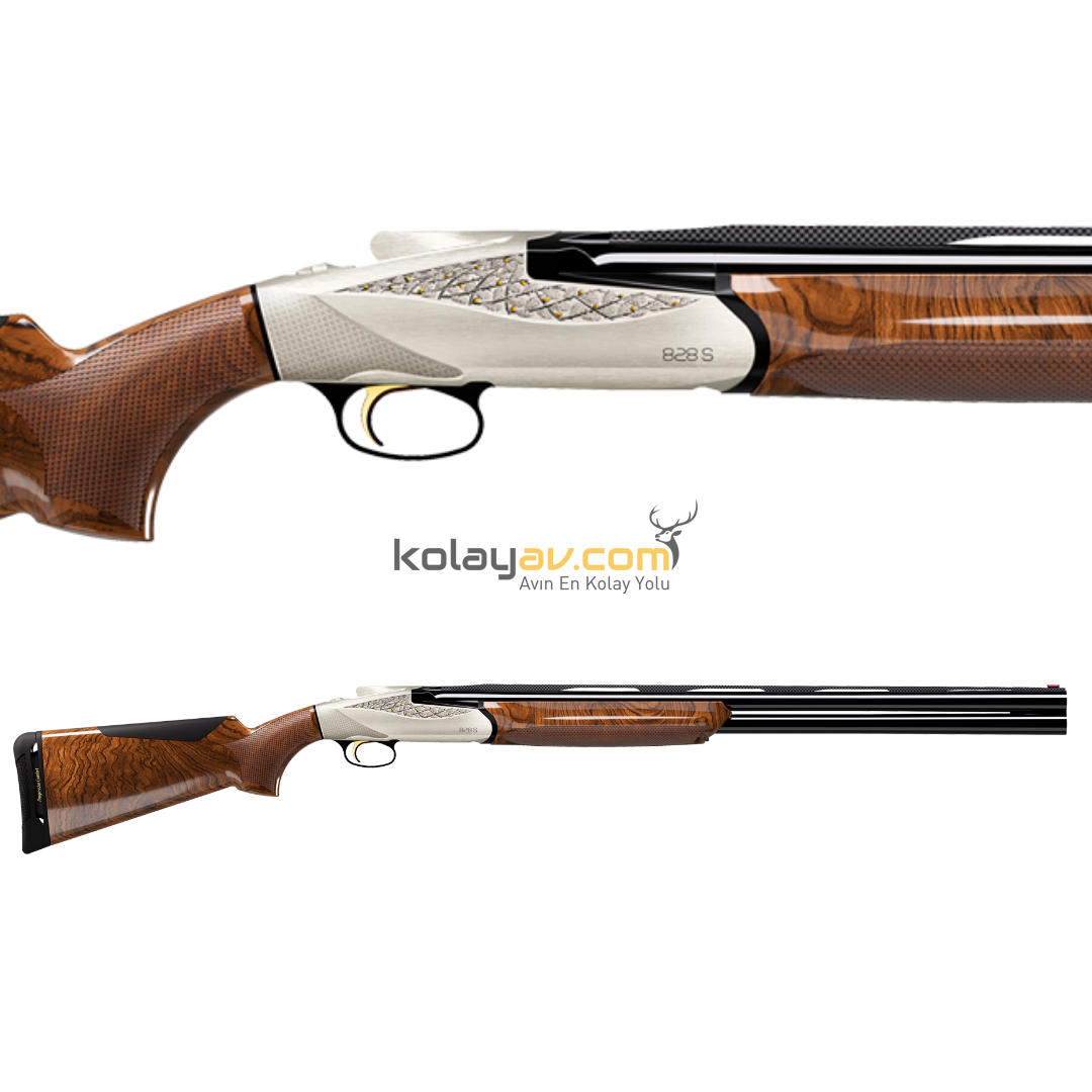 Benelli 828S Silver A.I Süperpoze 12 Kalibre Av Tüfeği